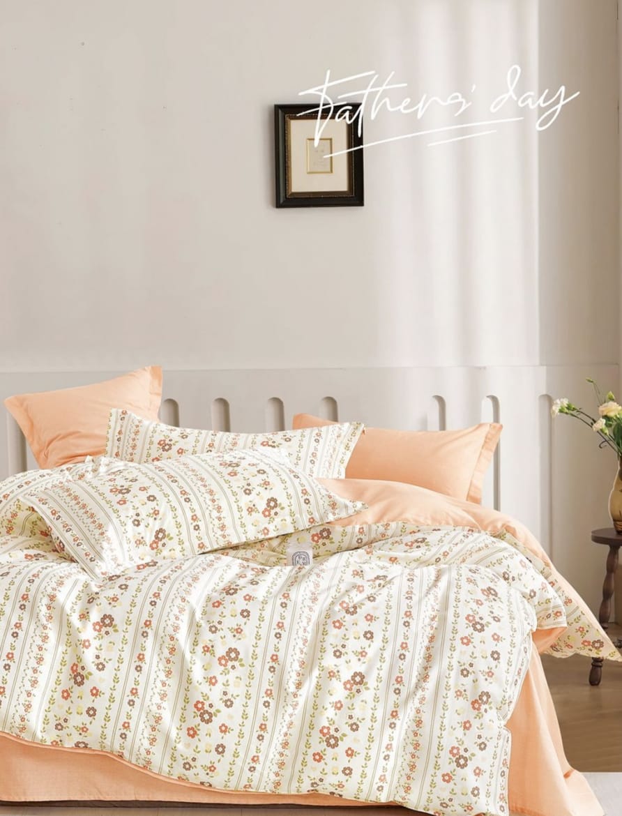 🛏️ King Size Muslin Cotton Bedsheet (108×108) – 100% Egyptian Cotton with 2 Pillow Covers