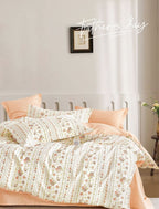 🛏️ King Size Muslin Cotton Bedsheet (108×108) – 100% Egyptian Cotton with 2 Pillow Covers