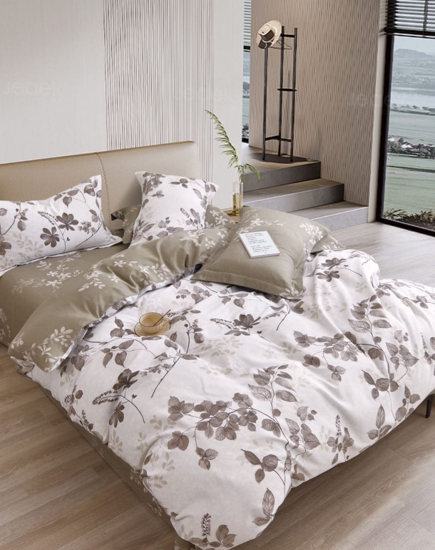 🛏️ King Size Muslin Cotton Bedsheet (108×108) – 100% Egyptian Cotton with 2 Pillow Covers