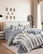 🛏️ King Size Muslin Cotton Bedsheet (108×108) – 100% Egyptian Cotton with 2 Pillow Covers