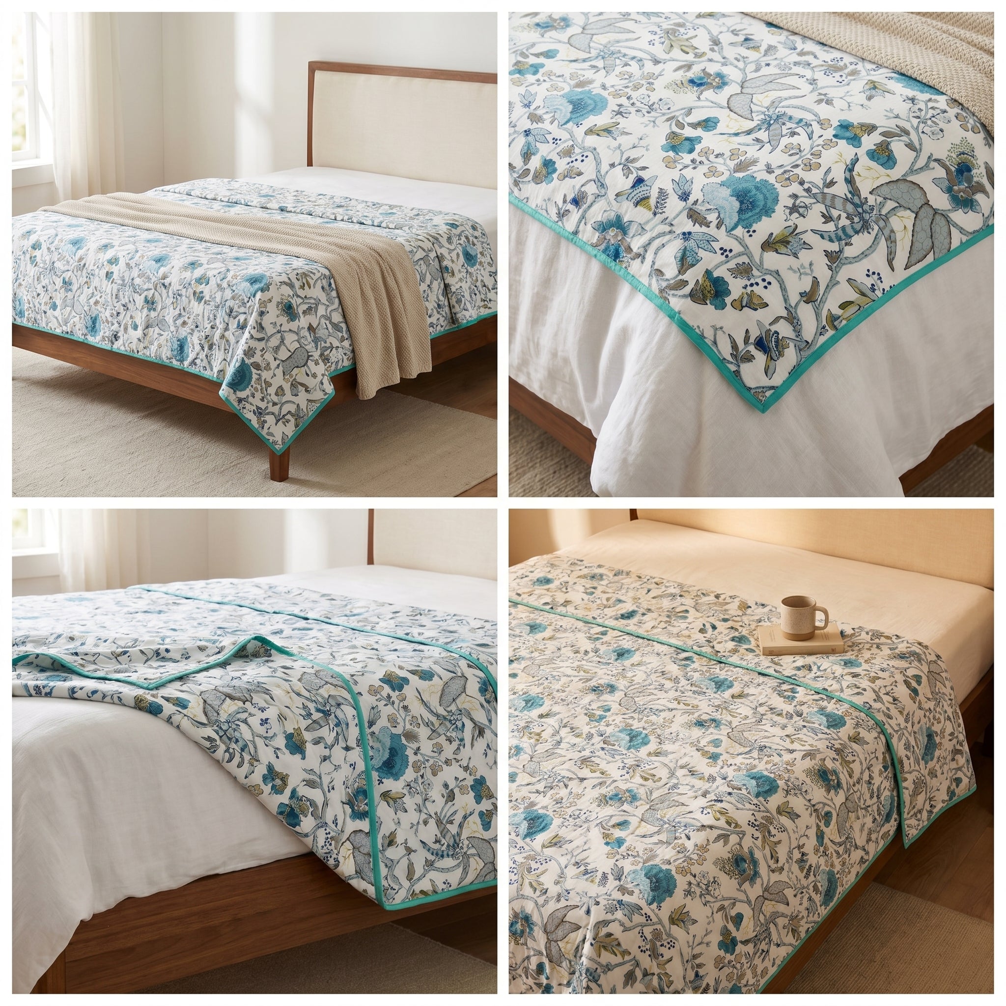 Mulmul Dohar – Pure Muslin Cotton Double Bed(300+ Thread Count)
