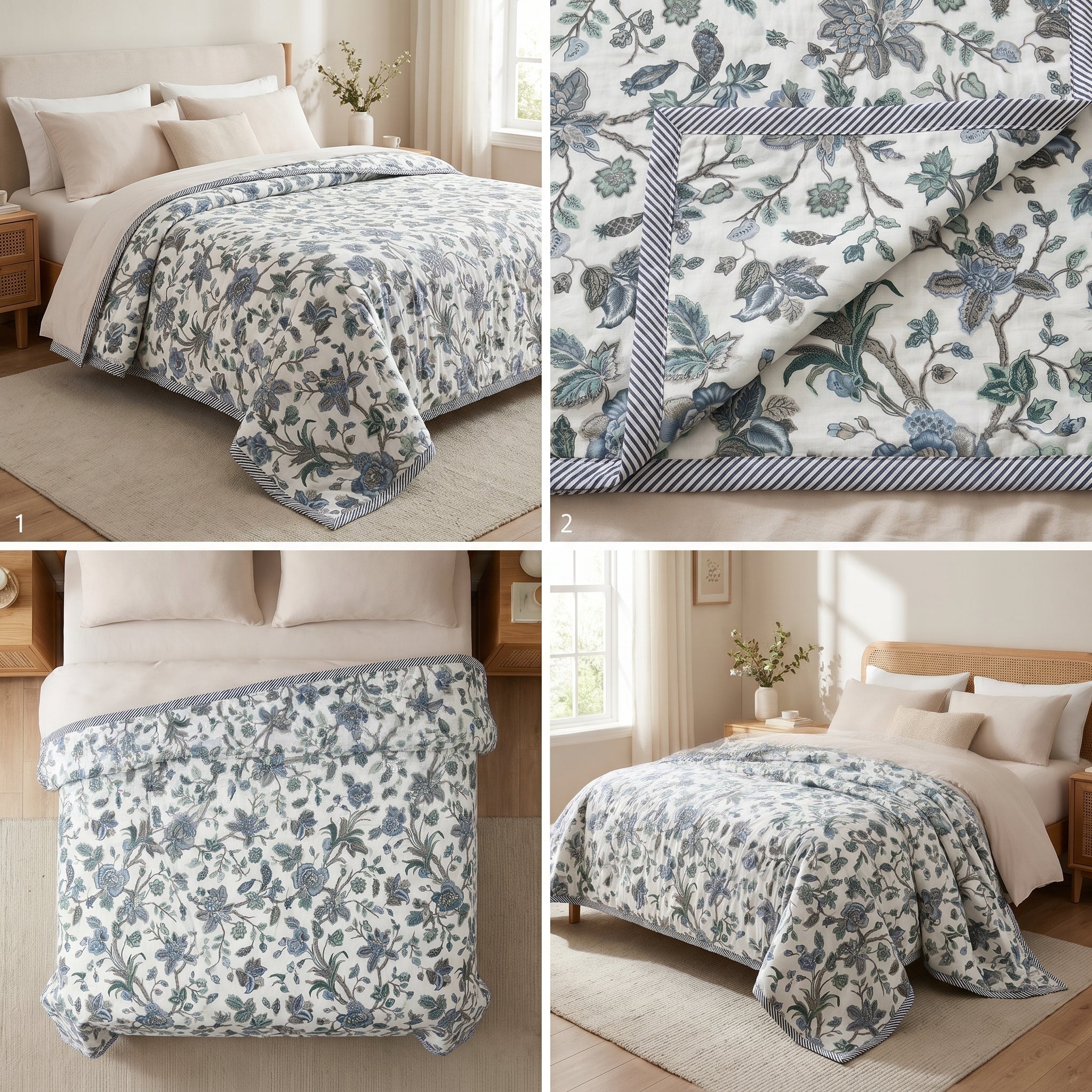 Mulmul Dohar – Pure Muslin Cotton Double Bed(300+ Thread Count)
