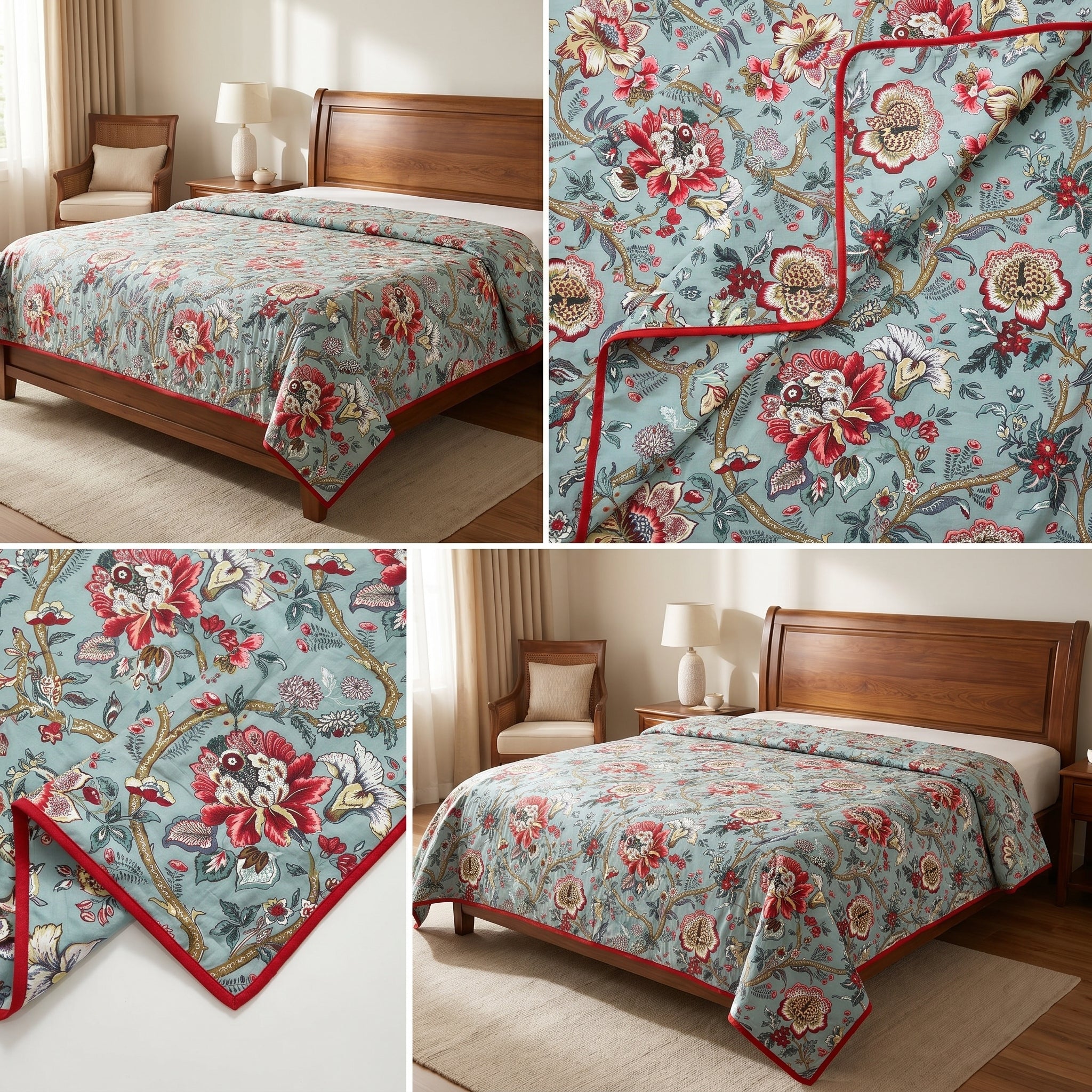 Mulmul Dohar – Pure Muslin Cotton Double Bed(300+ Thread Count)