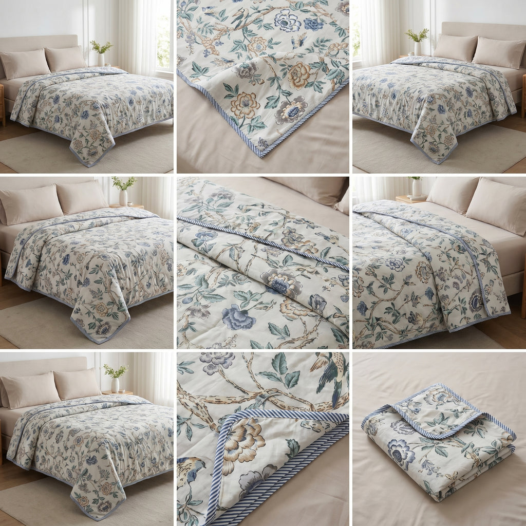 Mulmul Dohar – Pure Muslin Cotton Double Bed(300+ Thread Count)