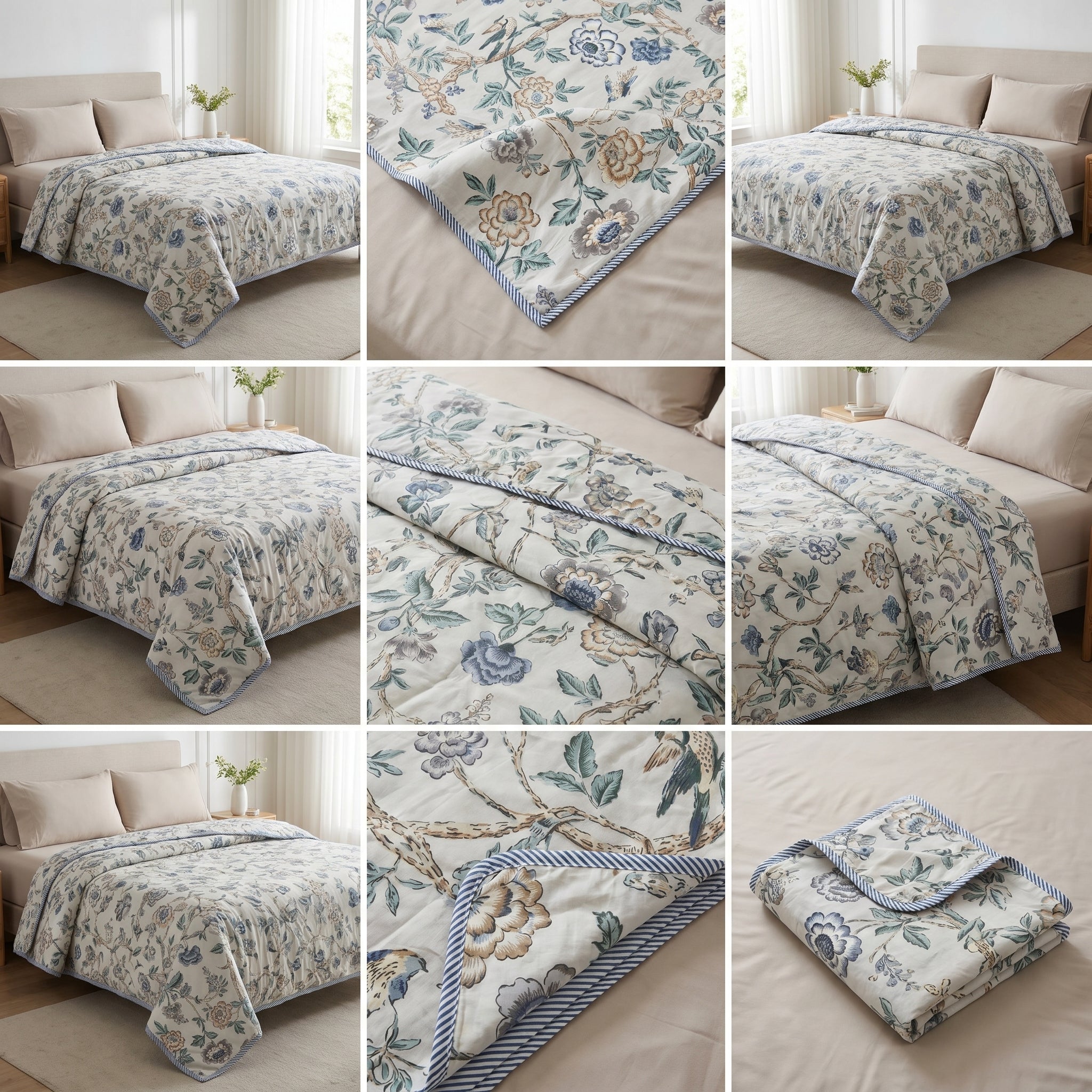 Mulmul Dohar – Pure Muslin Cotton Double Bed(300+ Thread Count)