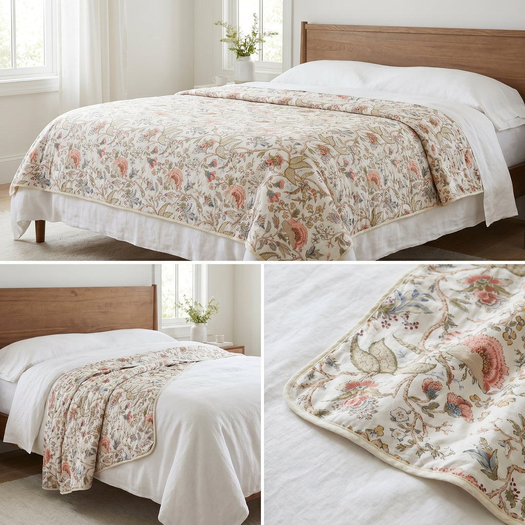 Mulmul Dohar – Pure Muslin Cotton Double Bed(300+ Thread Count)