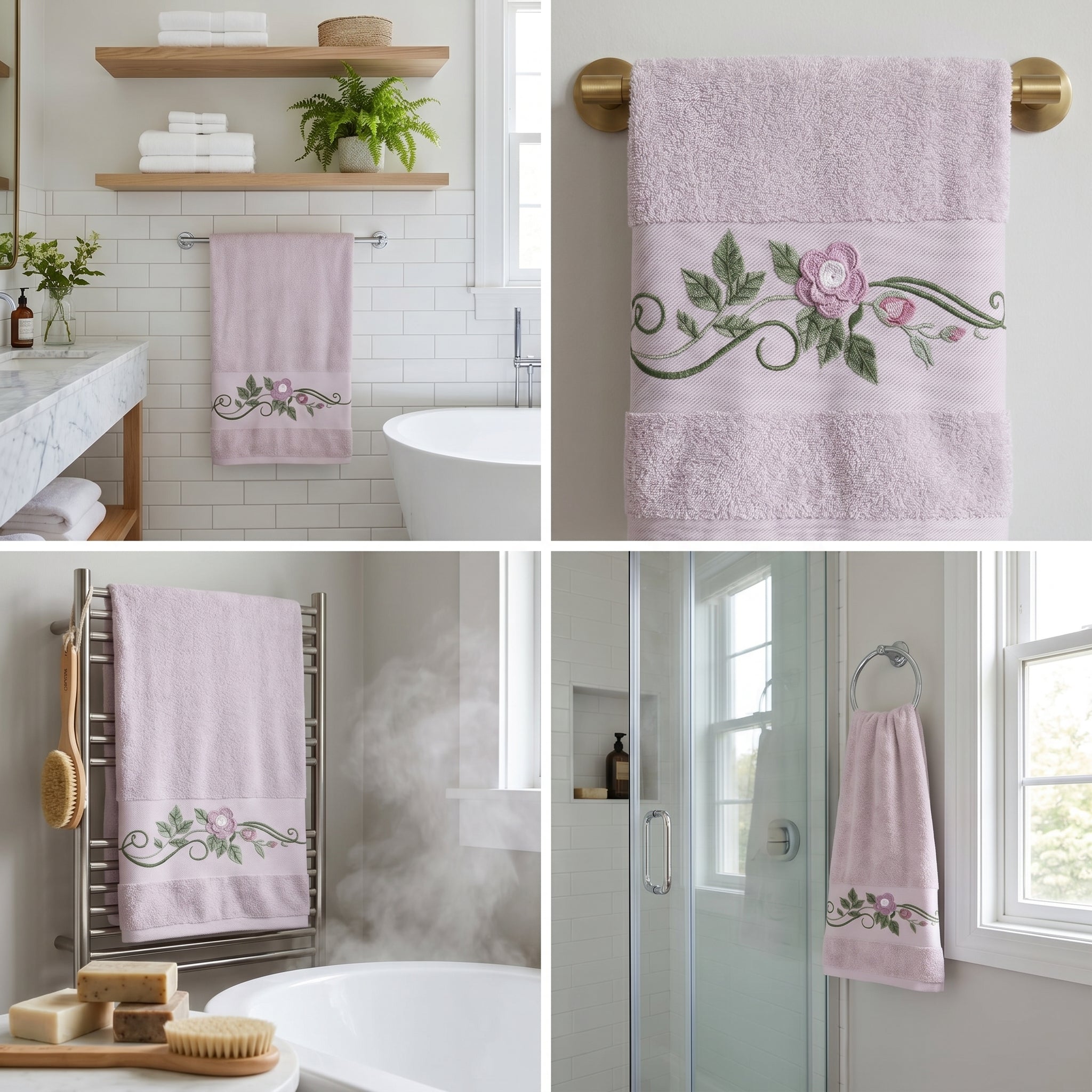 Luxuriously Soft Cotton Bath Towels – Perfect Everyday Comfort (55 x 29 inches)