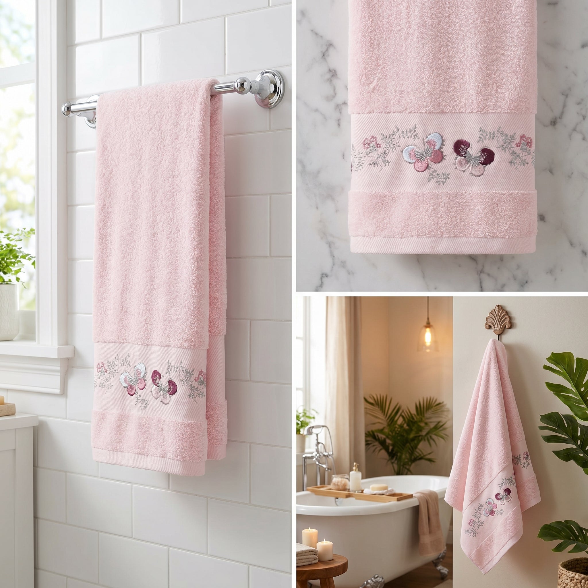 Luxuriously Soft Cotton Bath Towels – Perfect Everyday Comfort (55 x 29 inches)