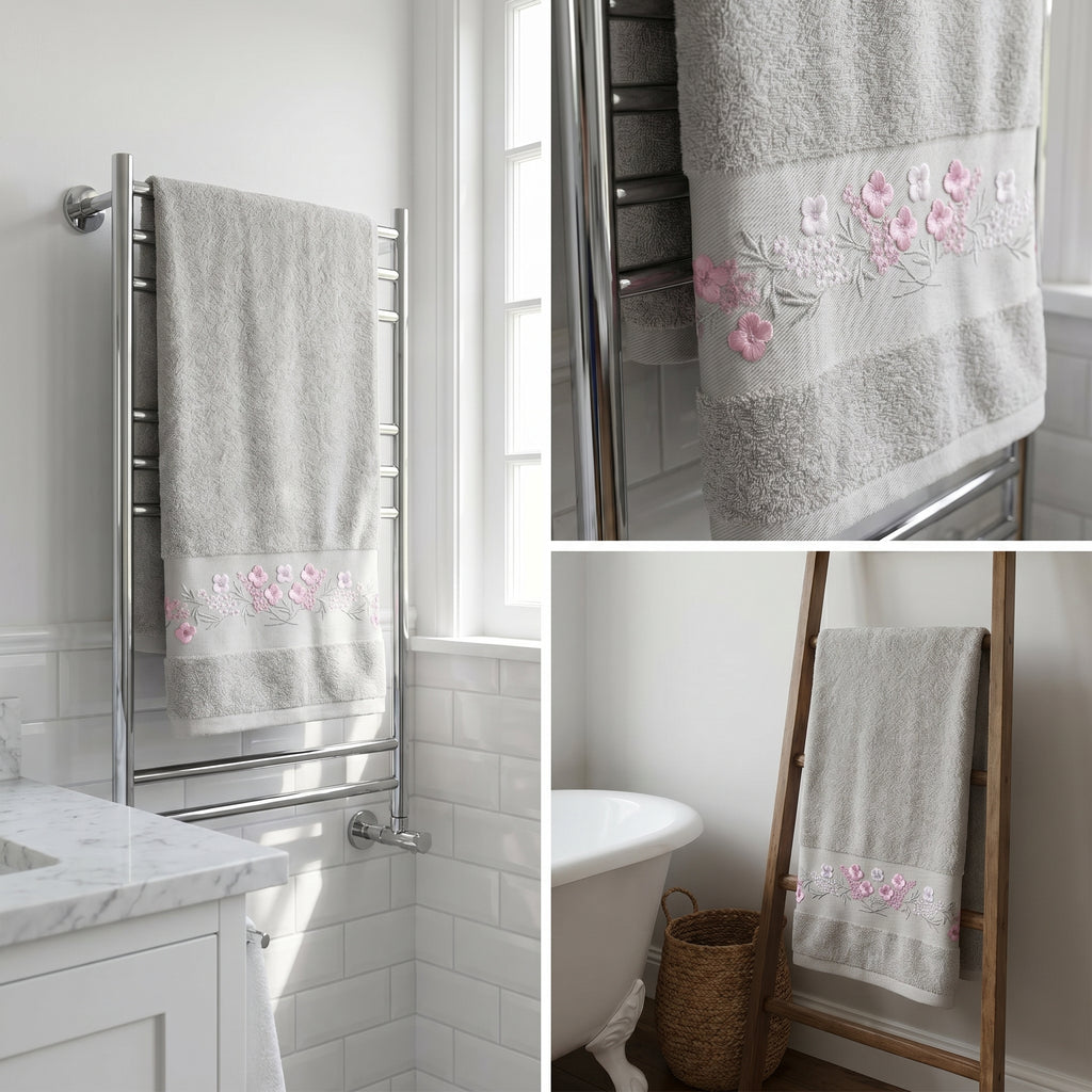 Luxuriously Soft Cotton Bath Towels – Perfect Everyday Comfort (55 x 29 inches)