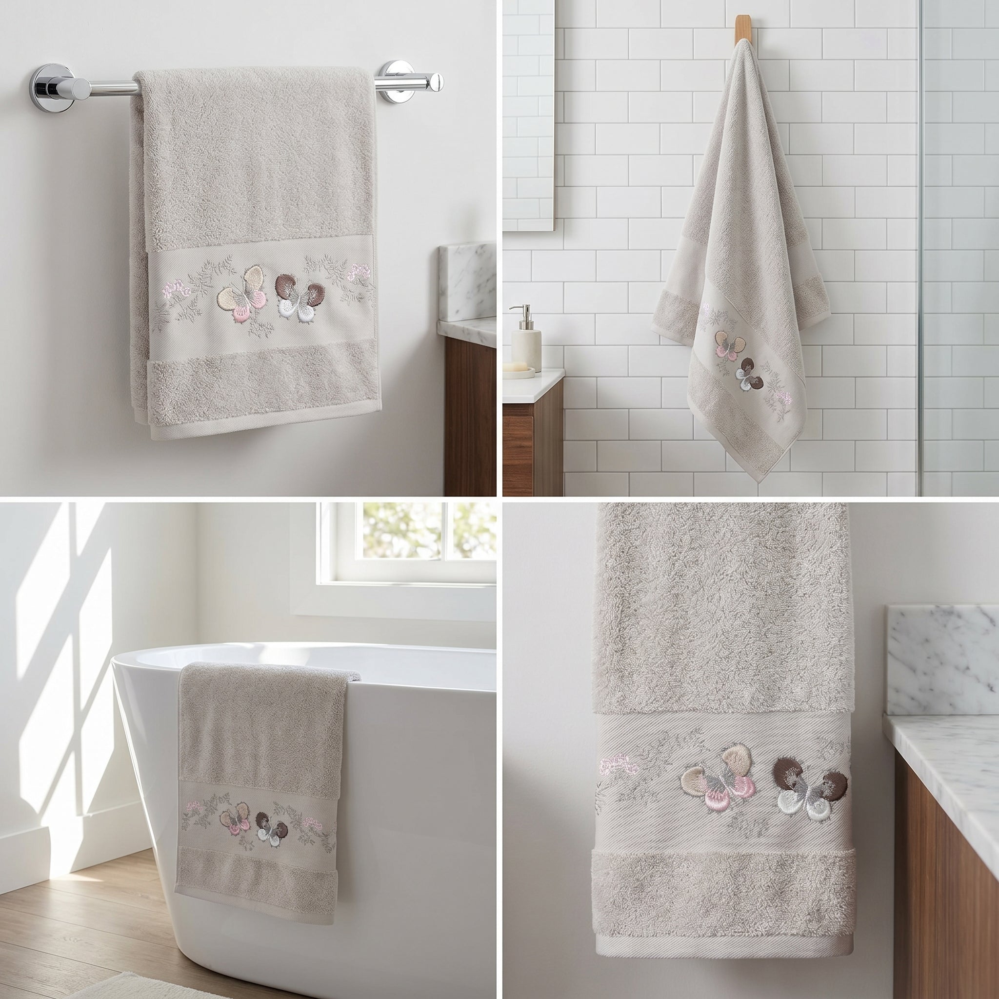 Luxuriously Soft Cotton Bath Towels – Perfect Everyday Comfort (55 x 29 inches)