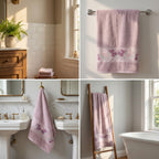 Luxuriously Soft Cotton Bath Towels – Perfect Everyday Comfort (55 x 29 inches)