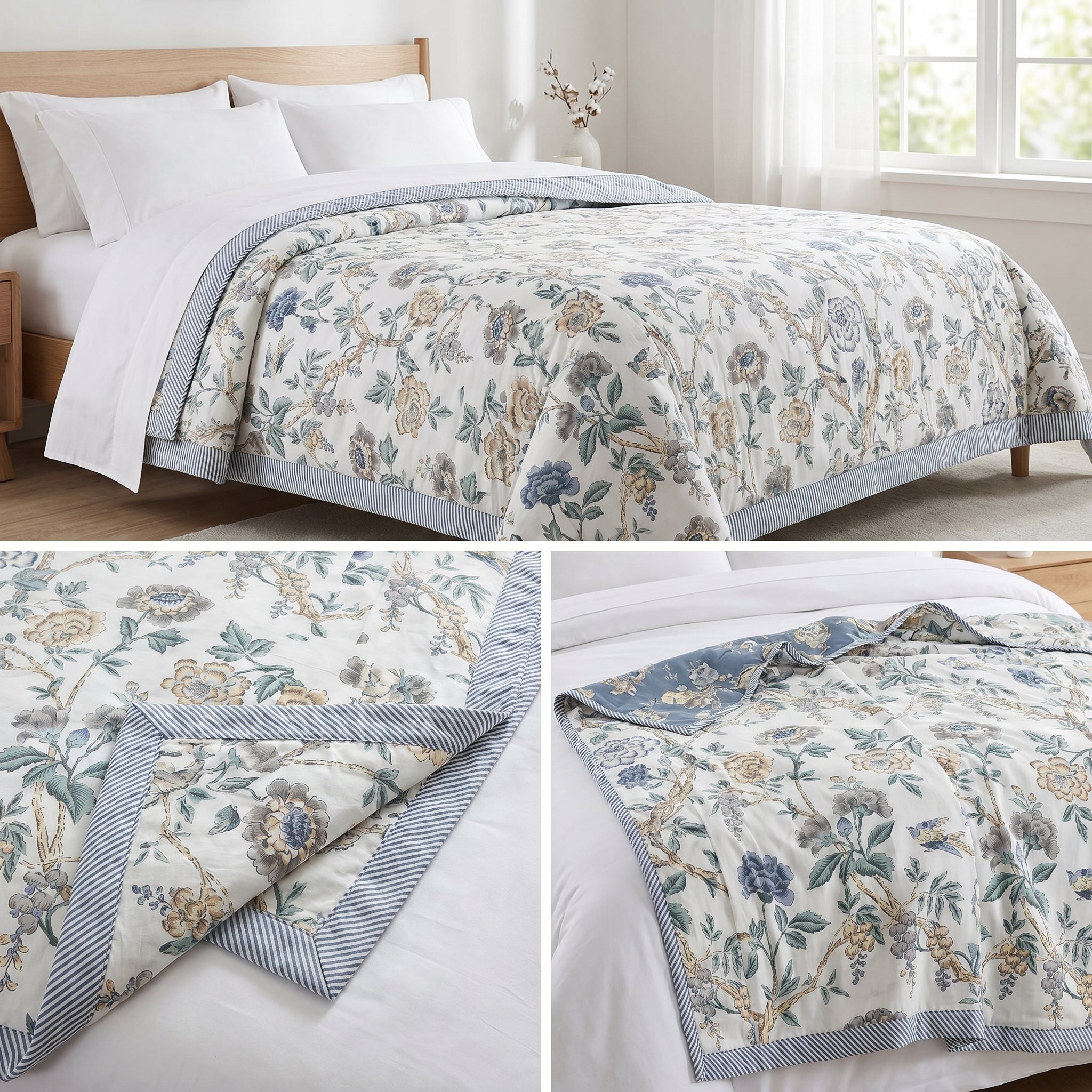 Mulmul Dohar – Pure Muslin Cotton Double Bed(300+ Thread Count)