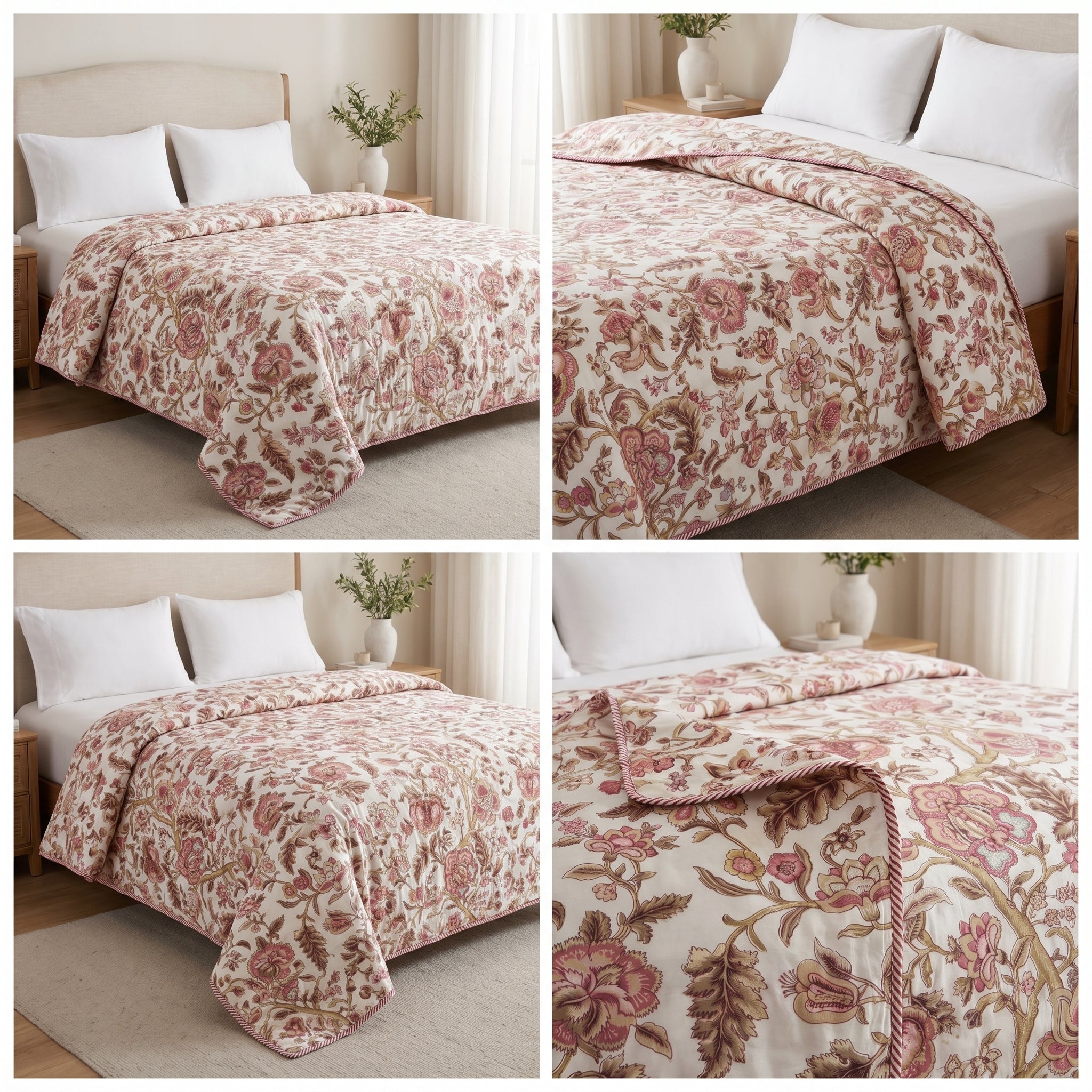 Mulmul Dohar – Pure Muslin Cotton Double Bed(300+ Thread Count)