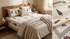 Block Print Bedsheet Set (108 x 108 inches) with 2 Pillow Covers