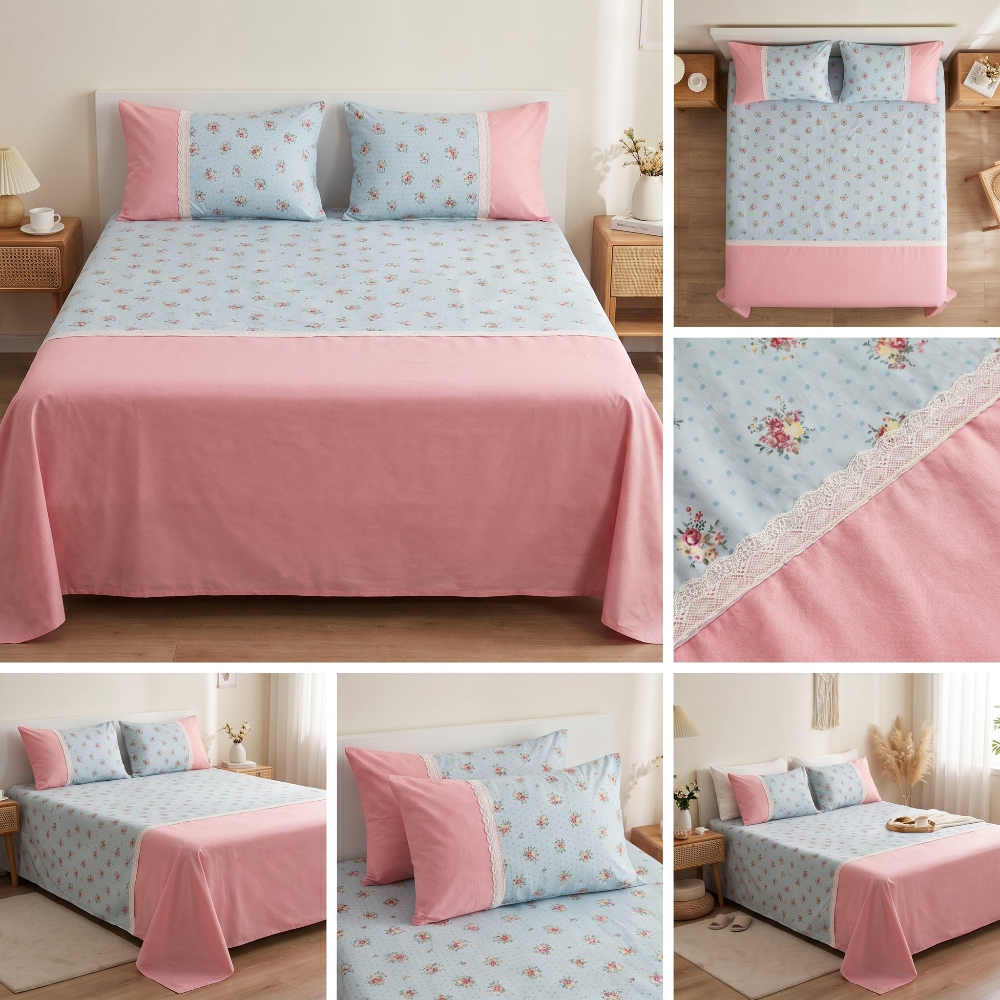 🛏️ English Bedsheet 108×108 – Elegant Comfort for Your Bedroom