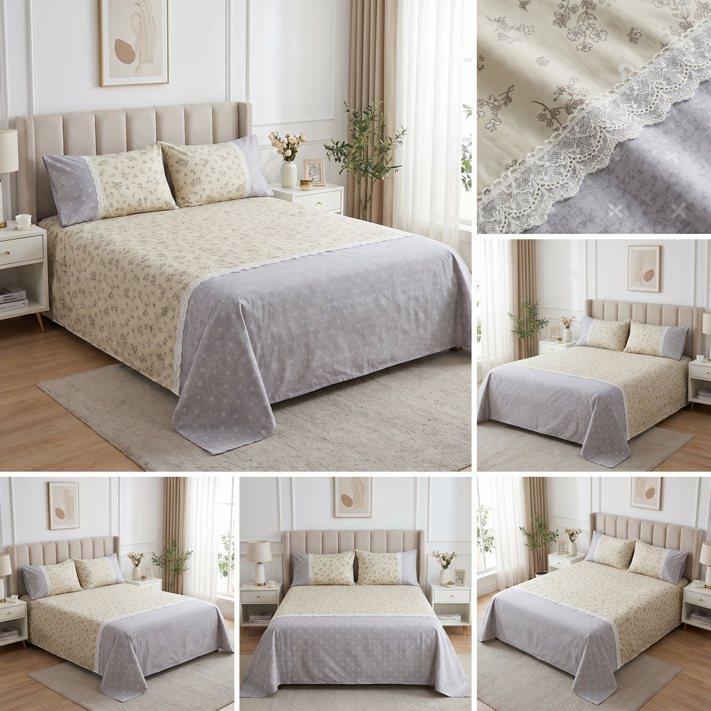 🛏️ English Bedsheet 108×108 – Elegant Comfort for Your Bedroom