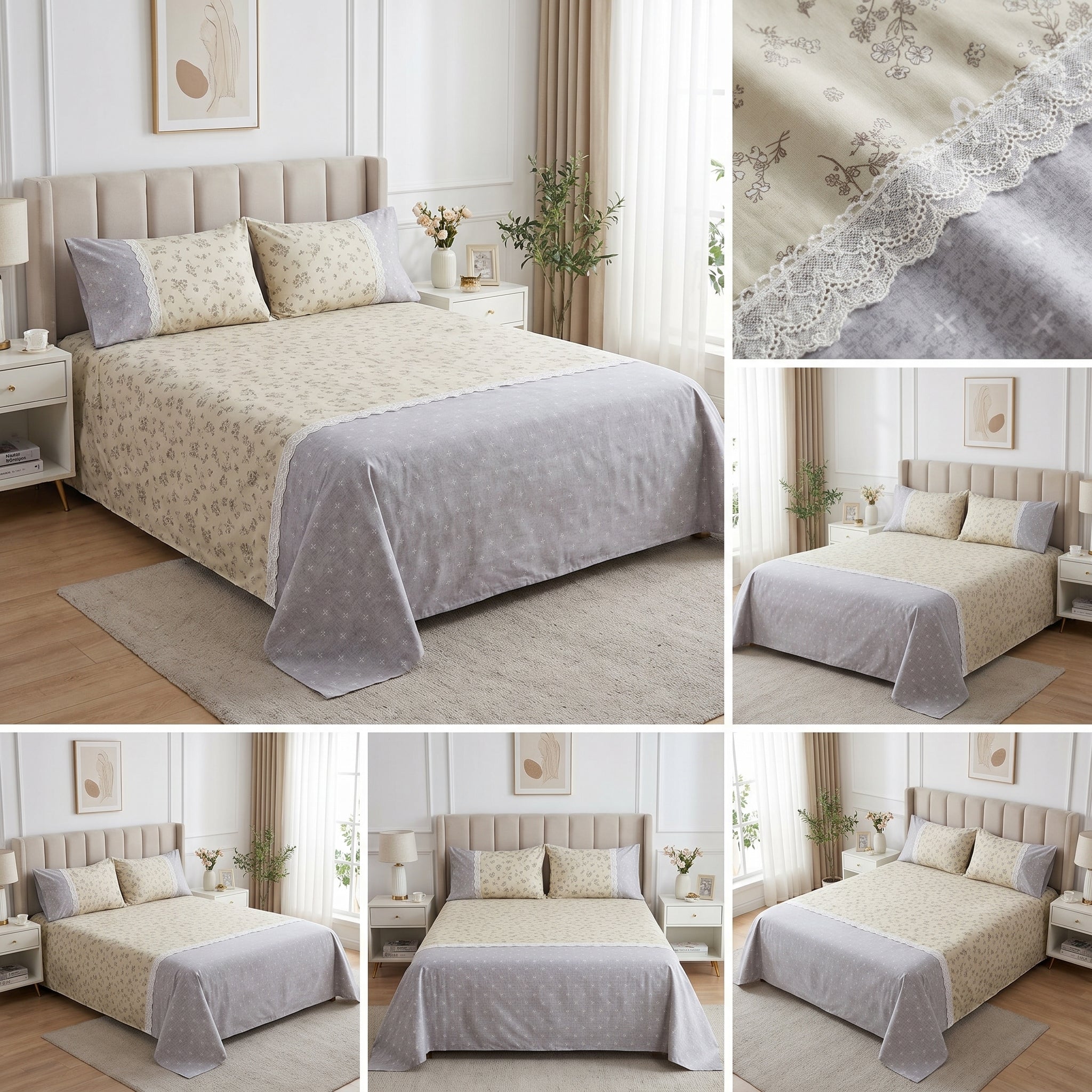🛏️ English Bedsheet 108×108 – Elegant Comfort for Your Bedroom