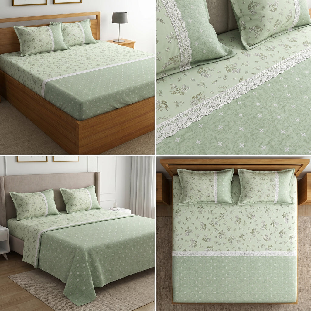🛏️ English Bedsheet 108×108 – Elegant Comfort for Your Bedroom