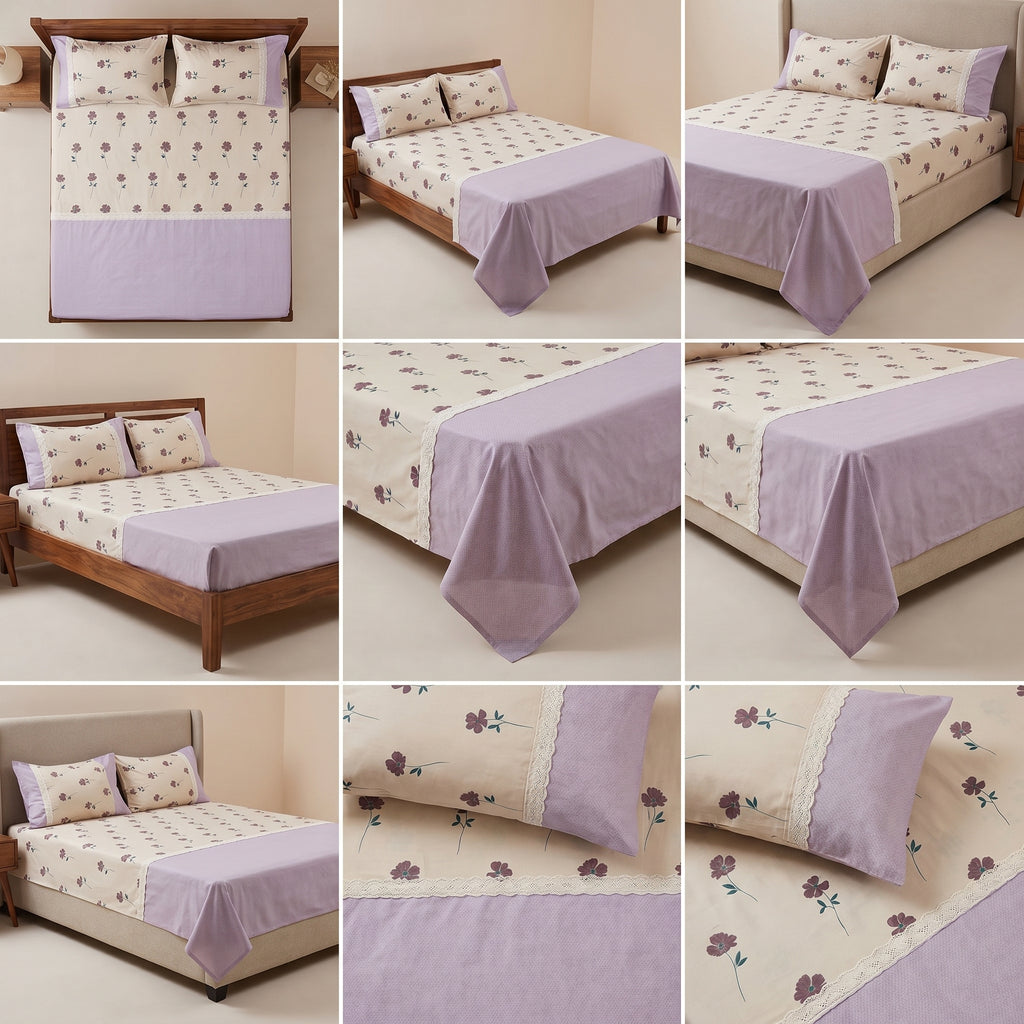 🛏️ English Bedsheet 108×108 – Elegant Comfort for Your Bedroom