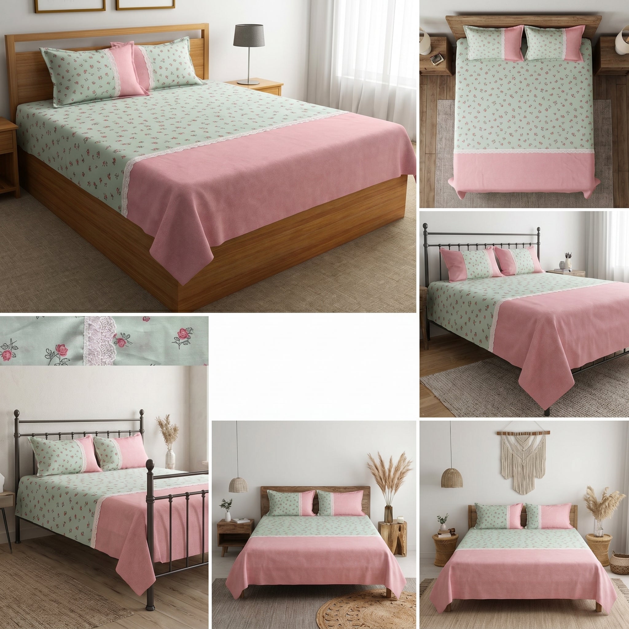 🛏️ English Bedsheet 108×108 – Elegant Comfort for Your Bedroom