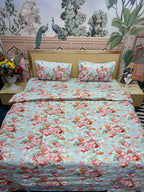Summer 4 PC Mulmul Quilt Set