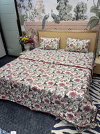 Summer 4 PC Mulmul Quilt Set