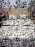 Summer 4 PC Mulmul Quilt Set