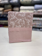 Fitted Bedsheet Pure Cotton with 2 Pillow Covers - 108 by 108 inch