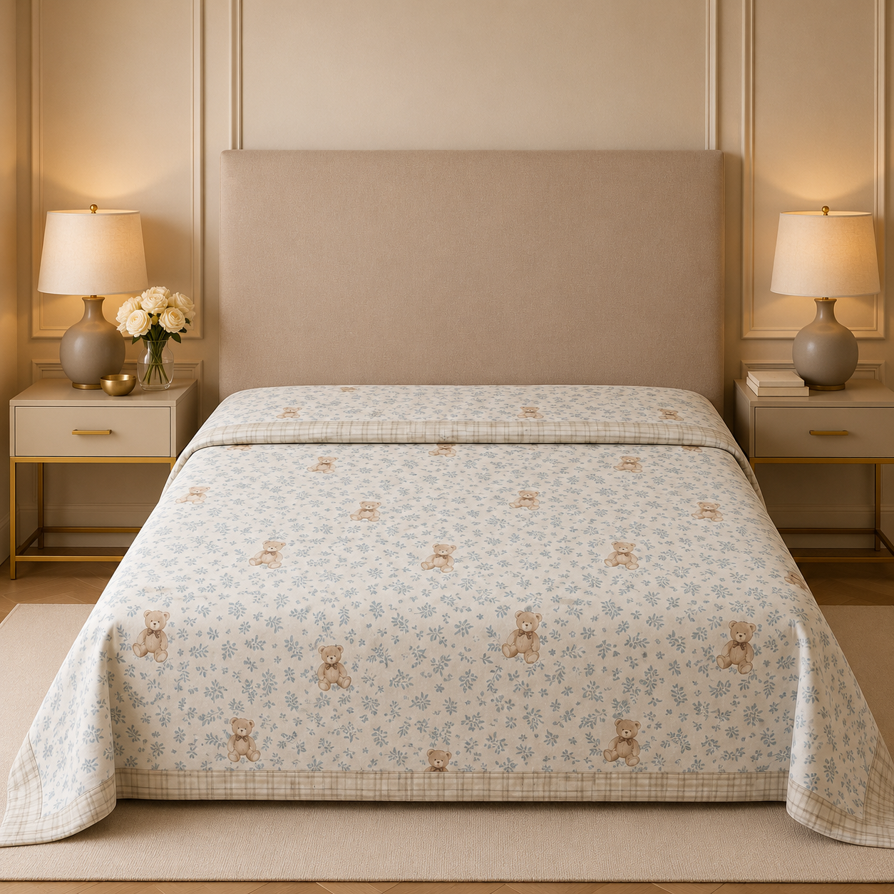 Kids Mulmul Single Bed Dohar – Soft & Cozy Collection Product Code :- 55B98RKEH