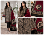 Zari Raat 3-Piece Unstitched Suit 🖤