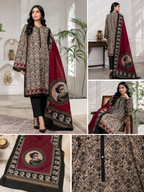 Zari Raat 3-Piece Unstitched Suit 🖤