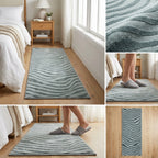 Luxury Bedside Runner Rug – Soft Modern Bedroom Carpet (60 × 140 CM) ✨