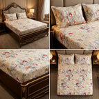 Fitted Bedsheets Pure Cotton 108 BY 108 Inch