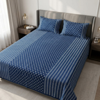Jumbo Calcutta Phulkari Designs King Size Bedsheet Set (120 x 120 Inches) Product Code :- 55B145RKEH