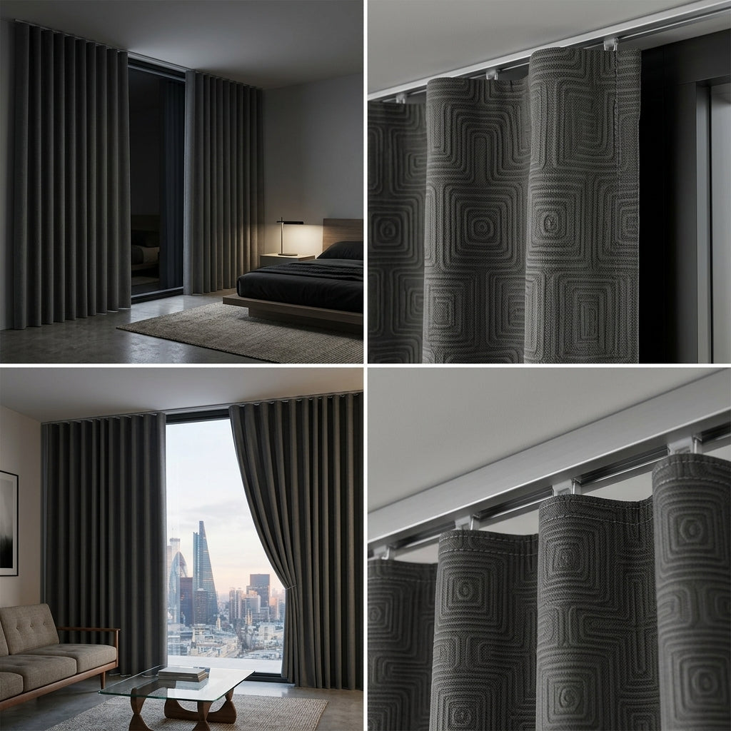 Premium Blackout Curtains – Custom Made for Channels & Rods