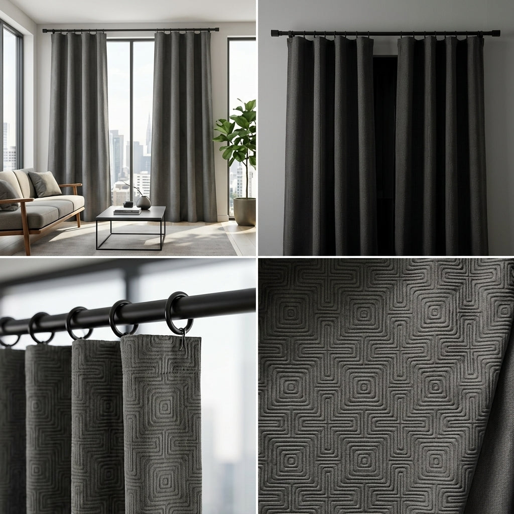 Premium Blackout Curtains – Custom Made for Channels & Rods