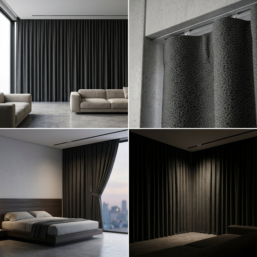 Premium Blackout Curtains – Custom Made for Channels & Rods