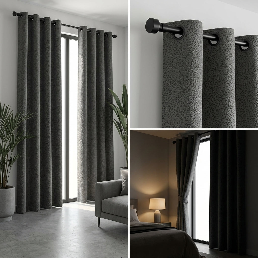 Premium Blackout Curtains – Custom Made for Channels & Rods