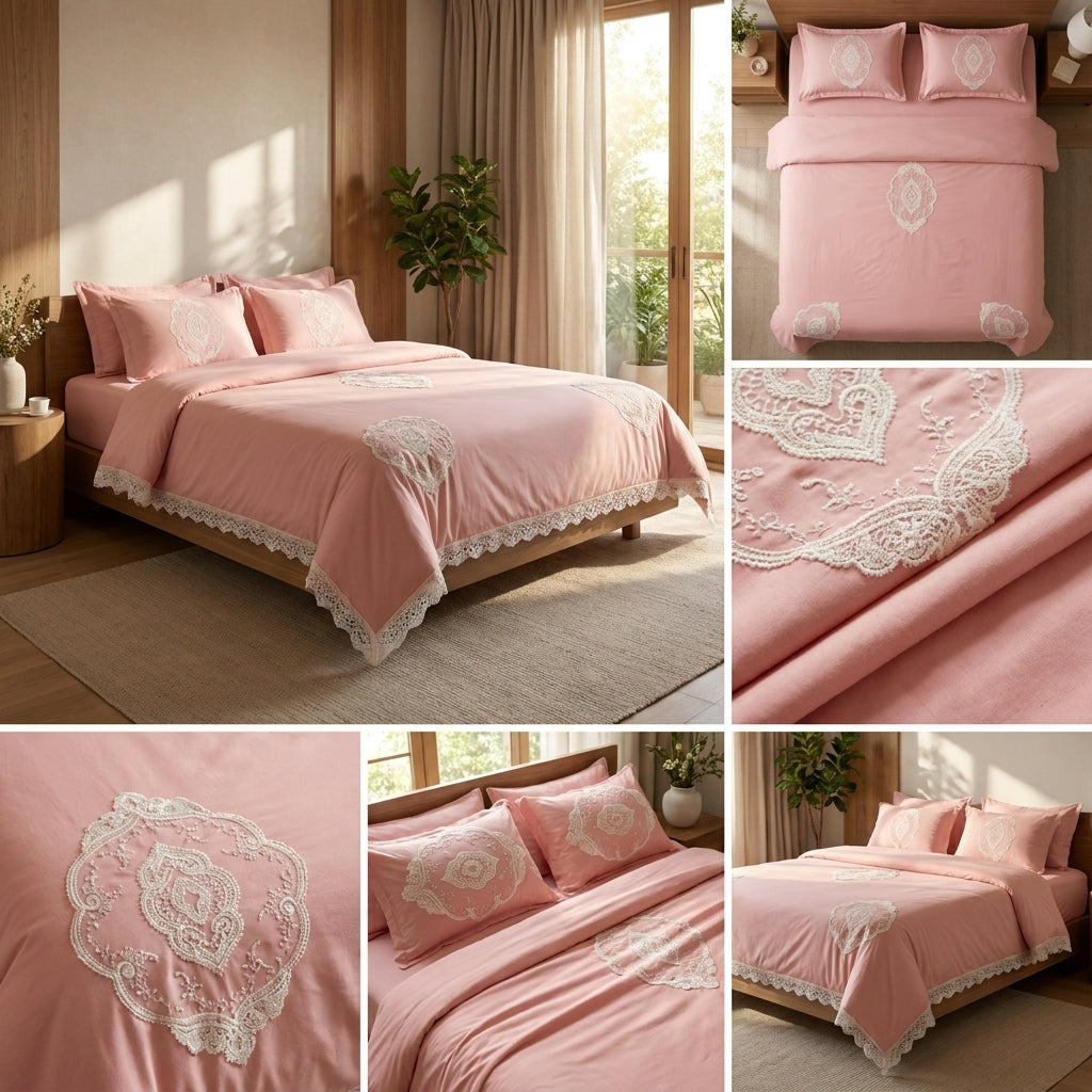 Victorian Lace Dream 6-Piece Victorian AC Comforter Set