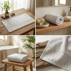 Luxe Bamboo Design Bath Towel – Ultra Soft & Highly Absorbent