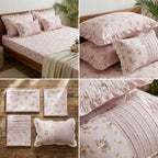 Premium Summer Bedsheet Set – 5 Piece Cotton Collection