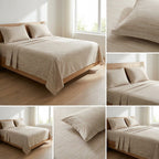 Linen Bedsheets– 108 × 108 Inch | 100% Pure Linen Cotton