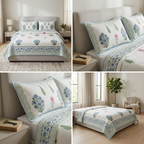 Motif Muslin Quilted Bedcover – King Size Luxury Product Code :- 55B365RKEH