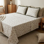 Thick Cotton Bedsheet With Chicken Lace Pillow Covers 108 -108 inch Product Code :- 55B96RKEH