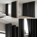 Premium Blackout Curtains – Custom Made for Channels & Rods