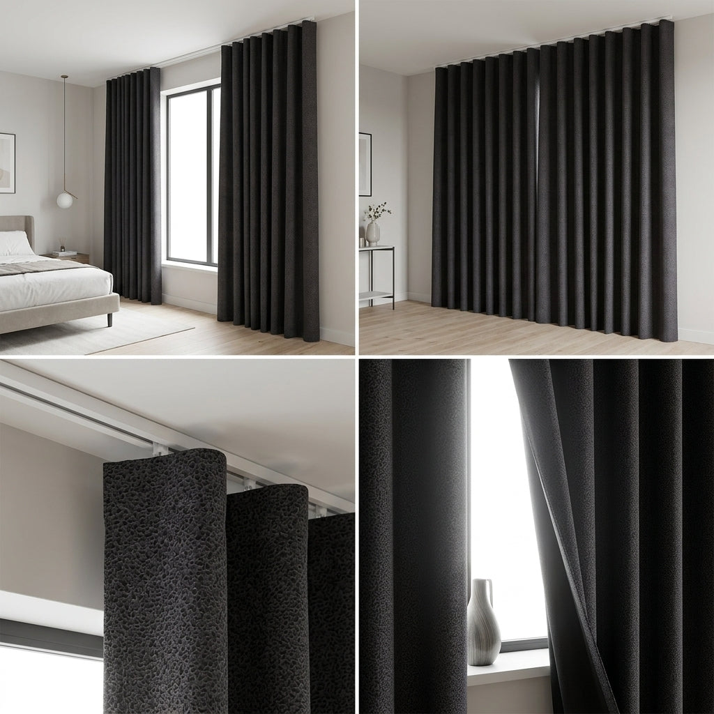 Premium Blackout Curtains – Custom Made for Channels & Rods
