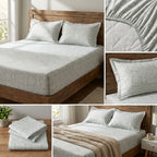 Classical Design Elastic/Fitted Bedsheets Pure Cotton 108 BY 108 Inch