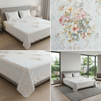 Designer Prints King Size Bedsheet | Micro Soft Cotton Size 108 By 108 Inch | Product Code :- 55B75RKEH