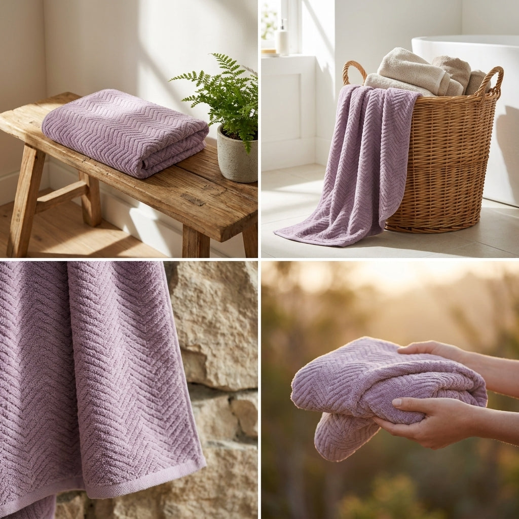 Bamboo Bath Towel – Ultra Soft & Highly Absorbent For Skin Sensitive