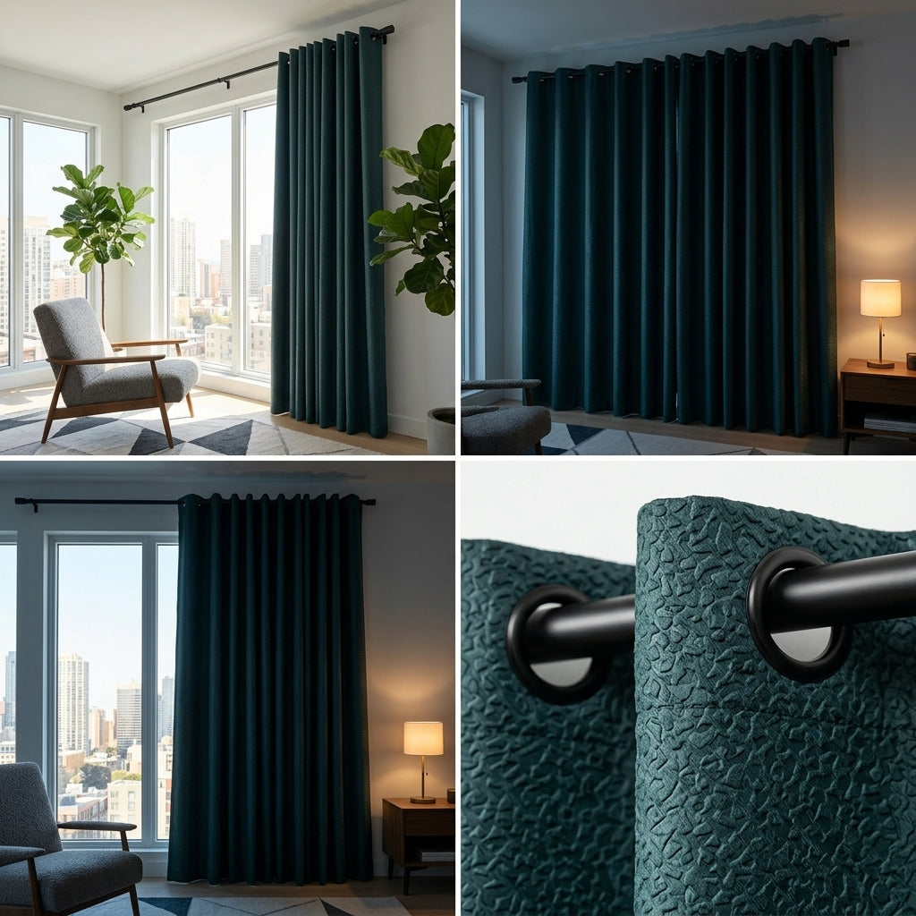 Premium Blackout Curtains – Custom Made for Channels & Rods